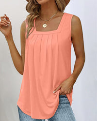 Nora™ | Sleeveless Top with Square Neckline