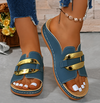Everly | Women's Cushioned Adjustable Buckle Sandals