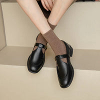 Delia | Women's Retro T-Strap Mary Jane Shoes Round Toe Low Heel